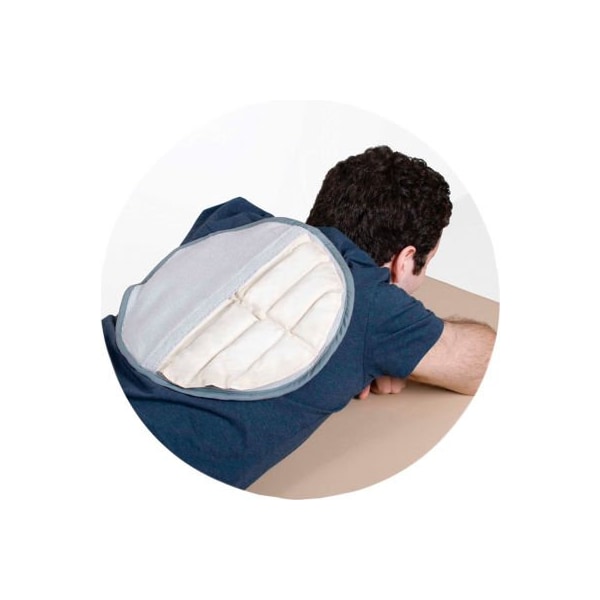 Relief Pak HotSpot Moist Heat Pack and Cover Set, Circular Pack with Foam-Filled Cover, 12/PK